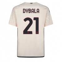 Camisa de Futebol AS Roma Paulo Dybala #21 Equipamento Secundário 2023-24 Manga Curta